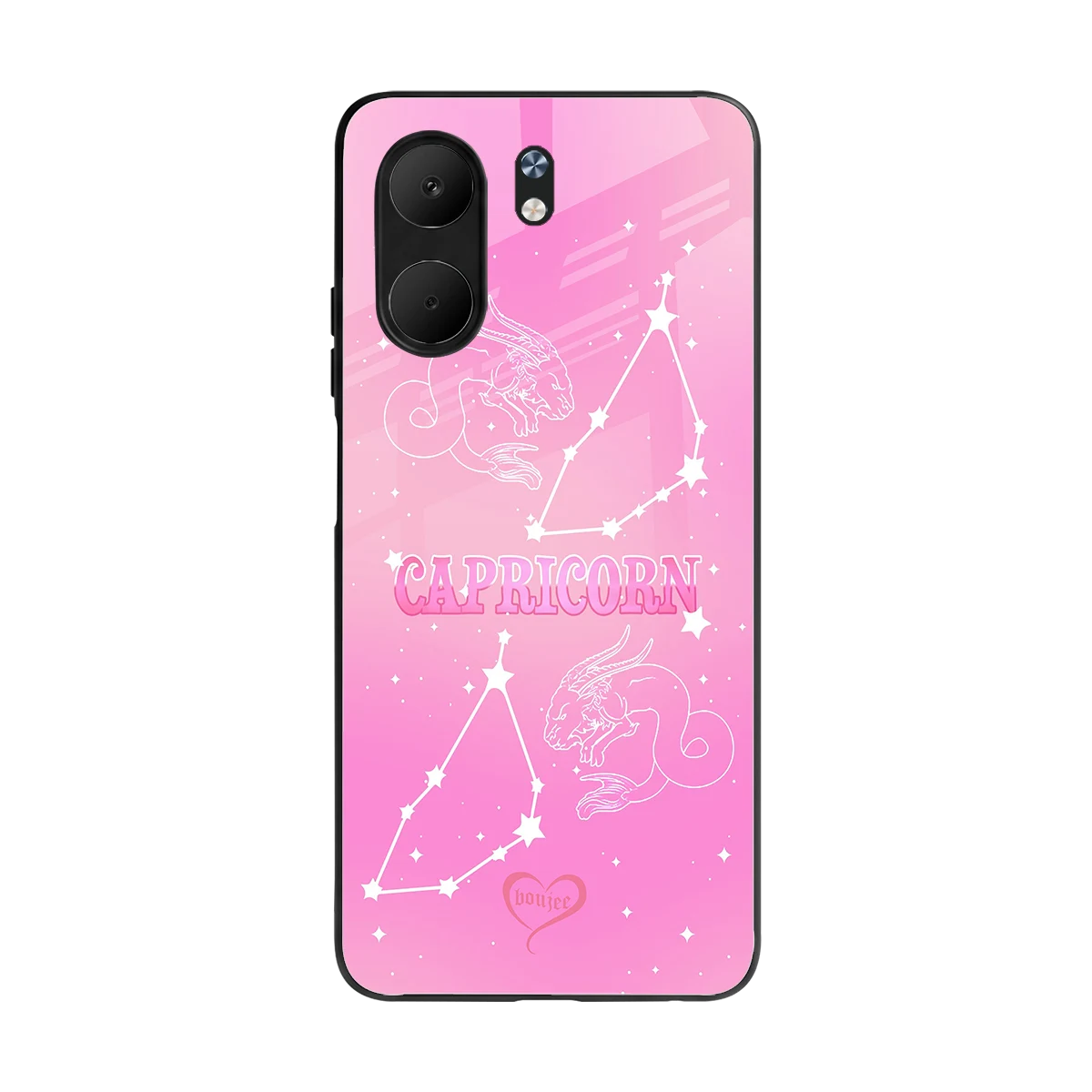 Capricorn Aura back phone cover | glass case for oppo a5x 5g