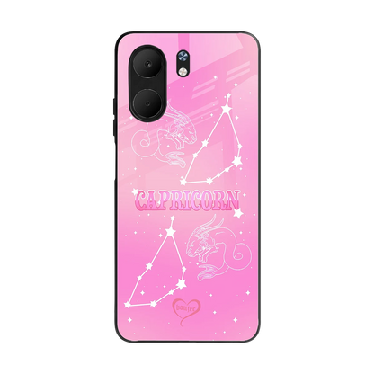 Capricorn Aura back phone cover | glass case for oppo a5x 5g