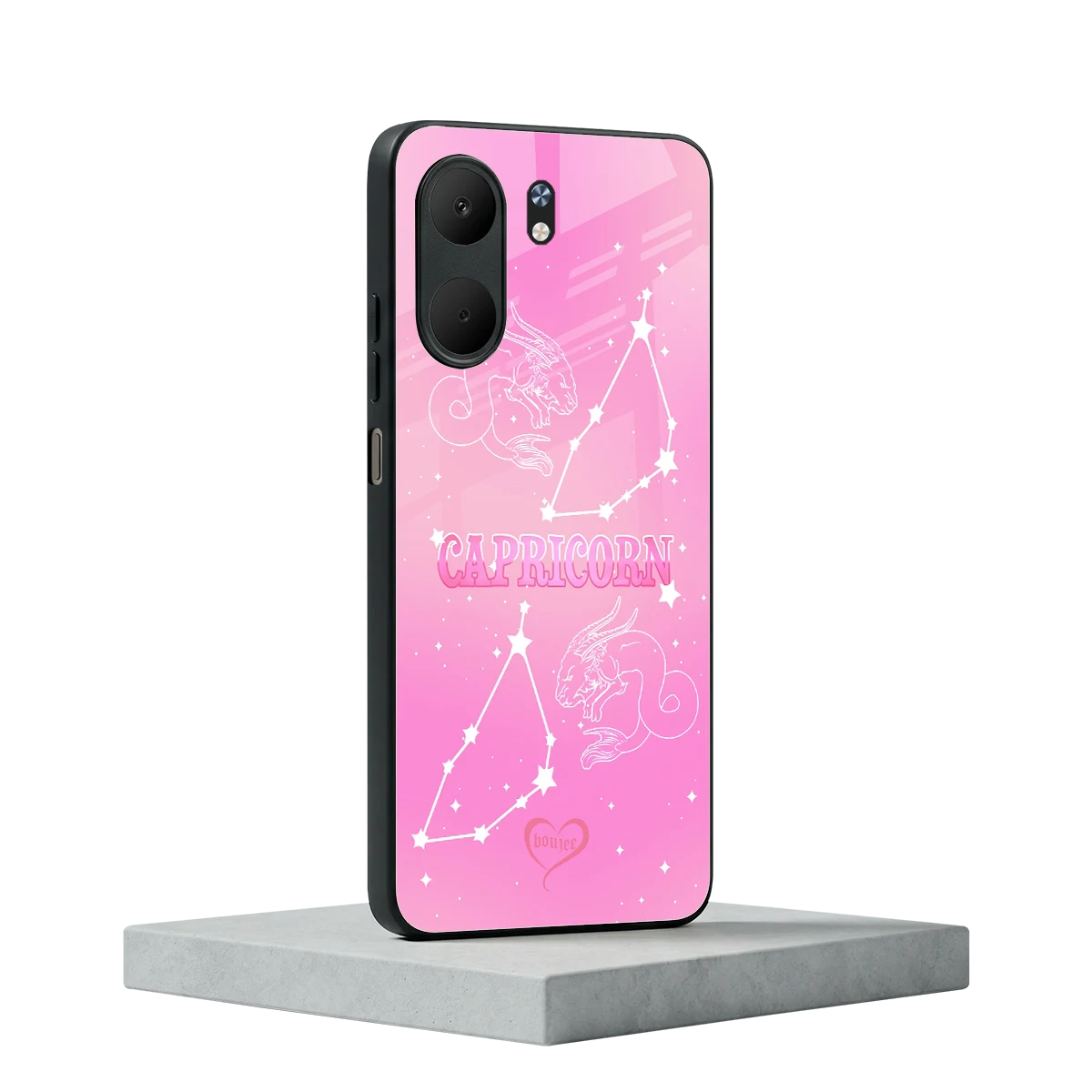 Capricorn Aura oppo a5x 5g mobile cover | shockproof glass phone case