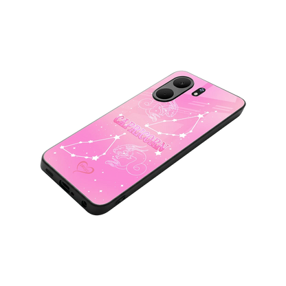 Capricorn Aura stylish phone case for oppo a5x 5g | glossy glass and slim fit