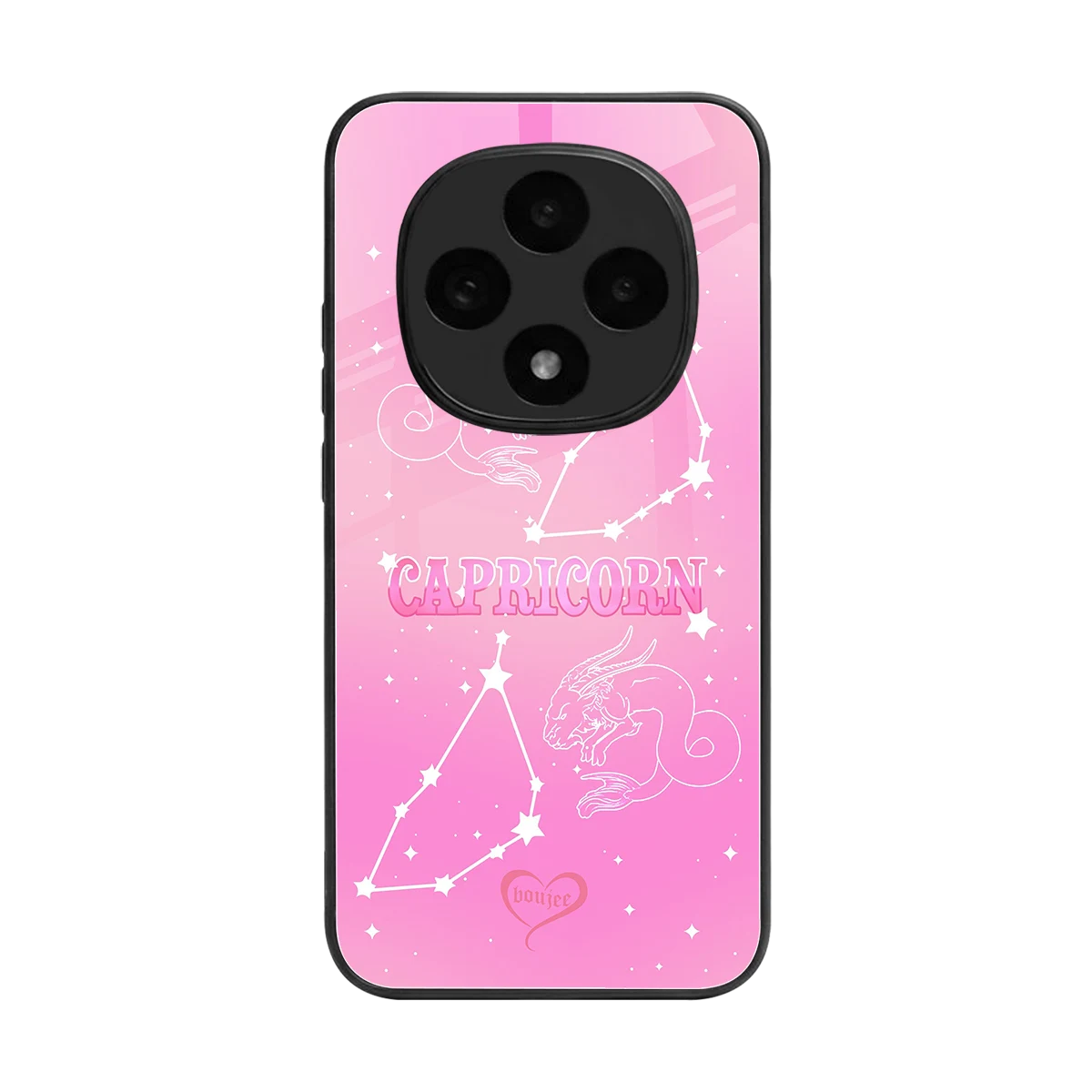 Capricorn Aura back phone cover | glass case for oppo f31 pro 5g