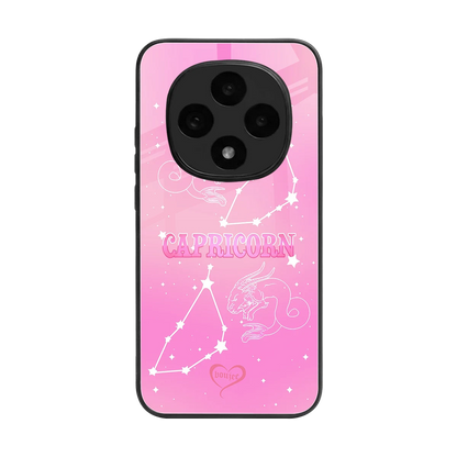 Capricorn Aura back phone cover | glass case for oppo f31 pro 5g