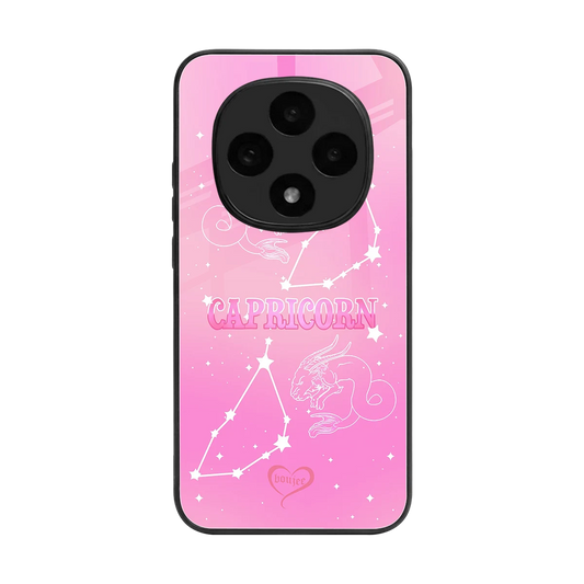 Capricorn Aura back phone cover | glass case for oppo f31 pro 5g