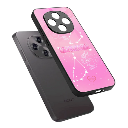 Capricorn Aura sleek oppo f31 pro 5g cover with tempered glass back and TPU edges