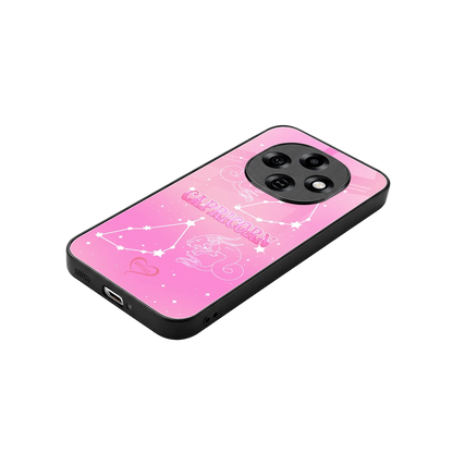 Capricorn Aura stylish phone case for oppo f31 pro 5g | glossy glass and slim fit