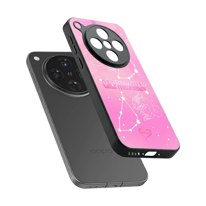 Capricorn Aura sleek oppo find x8 cover with tempered glass back and TPU edges