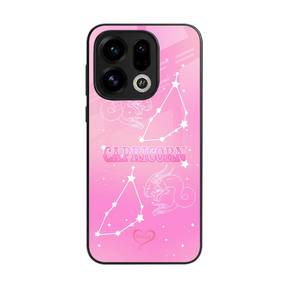 Capricorn Aura back phone cover | glass case for oppo find x9