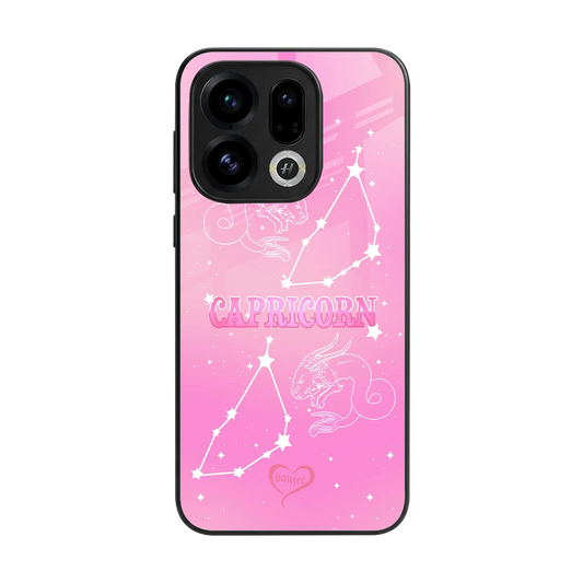 Capricorn Aura back phone cover | glass case for oppo find x9