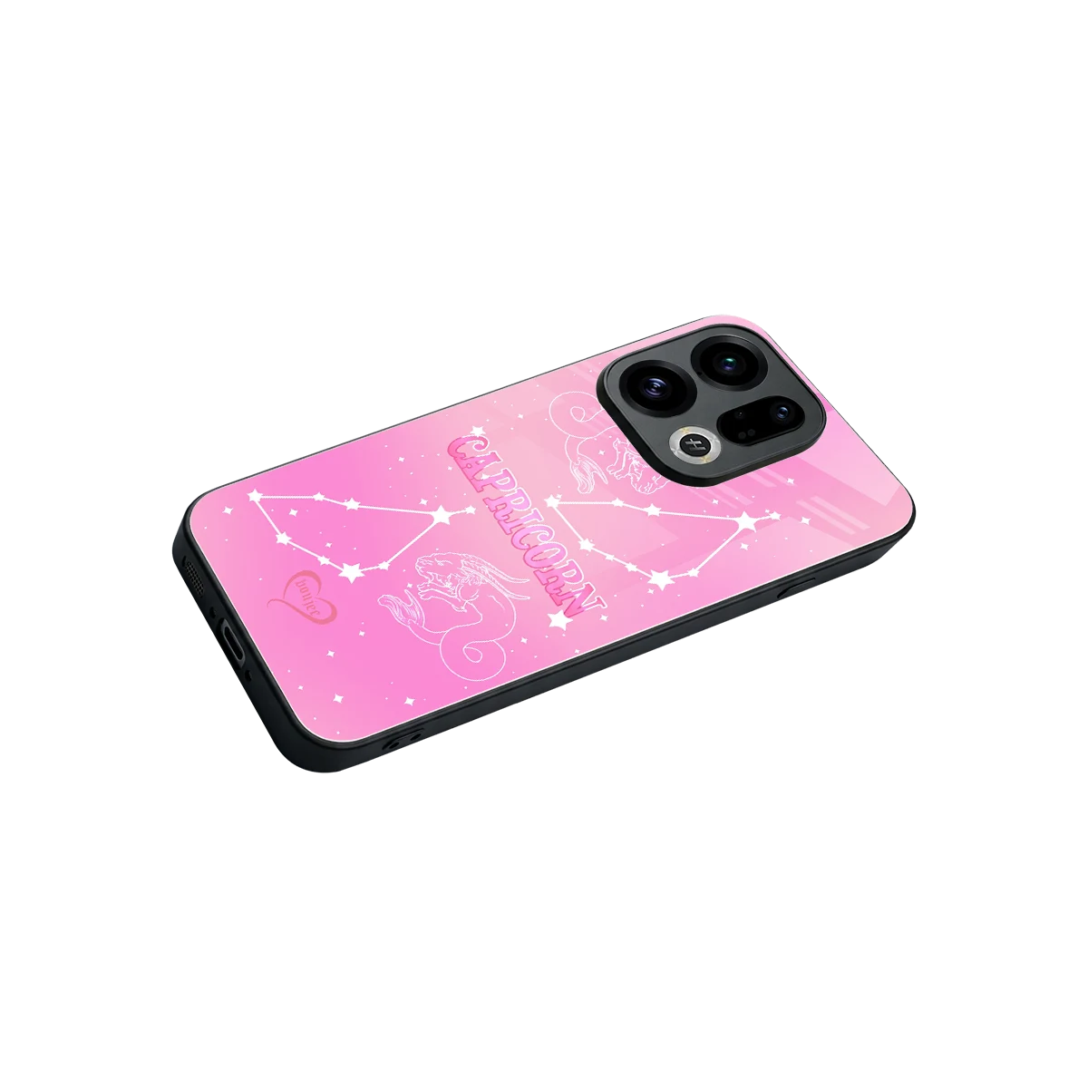 Capricorn Aura stylish phone case for oppo find x9 | glossy glass and slim fit