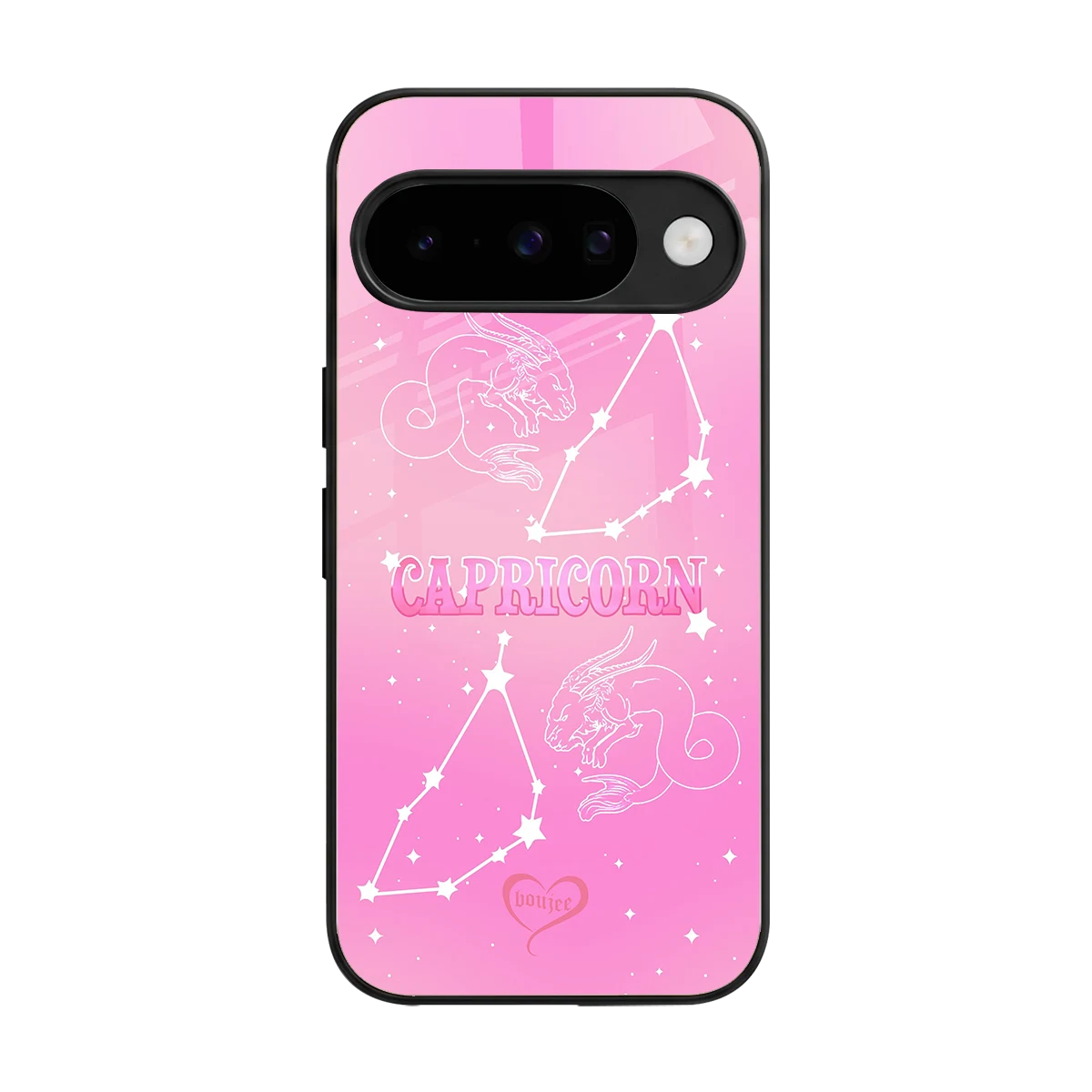 Capricorn Aura back phone cover | glass case for google pixel 10