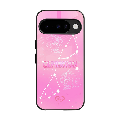 Capricorn Aura back phone cover | glass case for google pixel 10