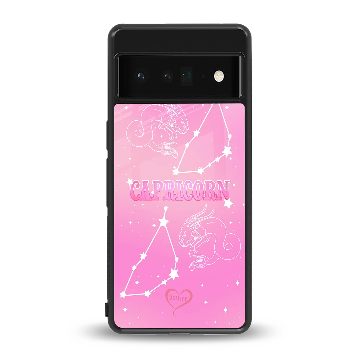 Capricorn Aura back phone cover | glass case for google pixel 6 pro