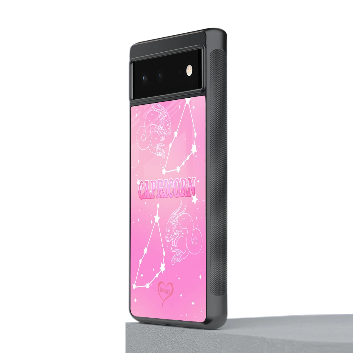 Capricorn Aura stylish phone case for google pixel 6 | glossy glass and slim fit