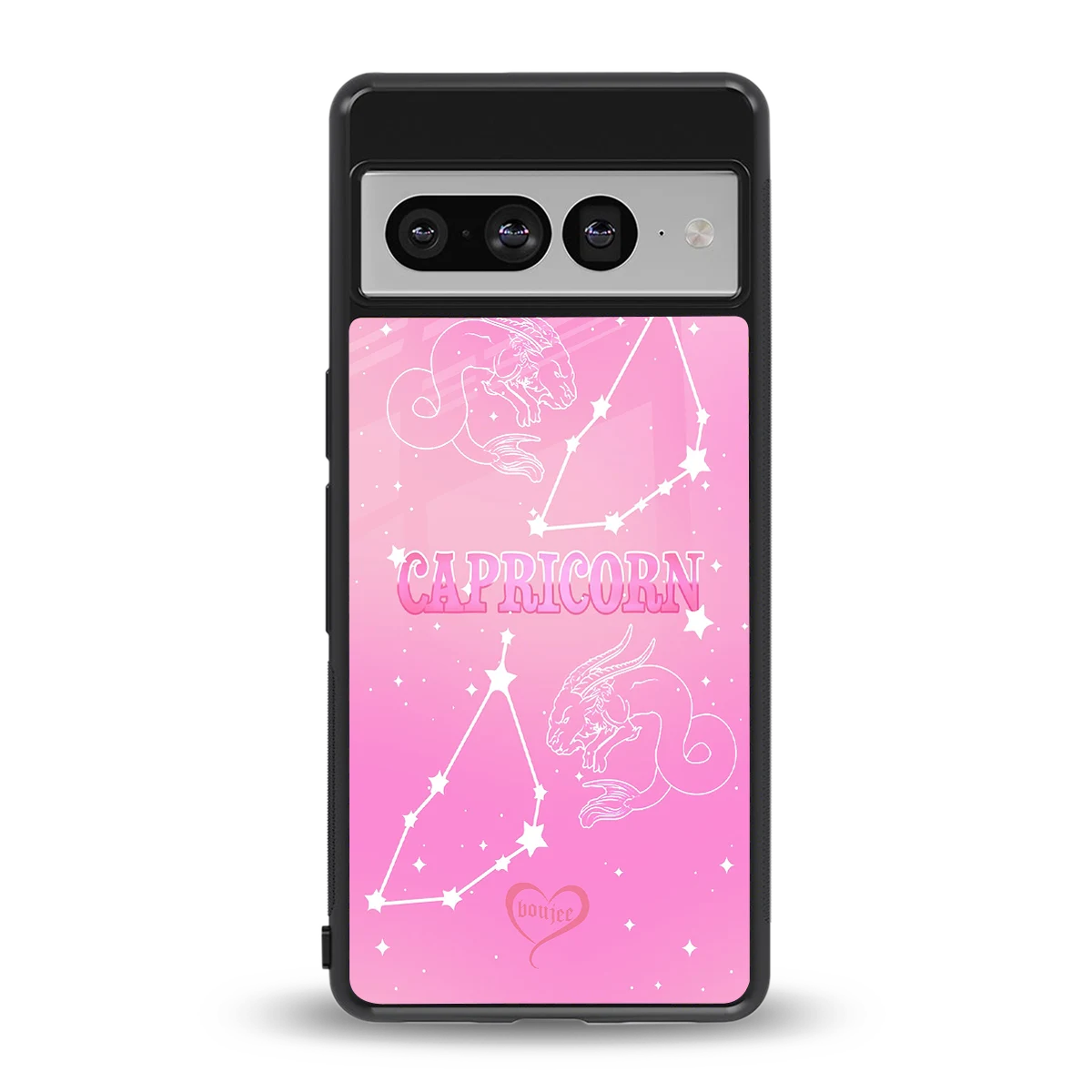 Capricorn Aura back phone cover | glass case for google pixel 7 pro