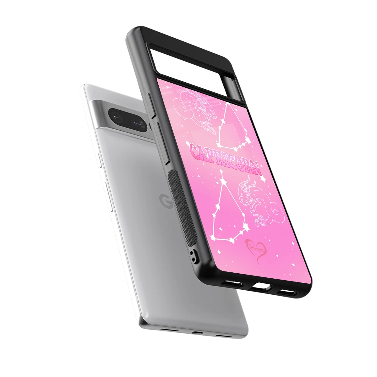 Capricorn Aura sleek google pixel 7 pro cover with tempered glass back and TPU edges