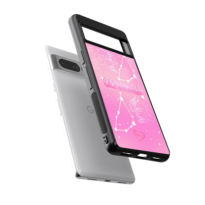 Capricorn Aura sleek google pixel 7 pro cover with tempered glass back and TPU edges