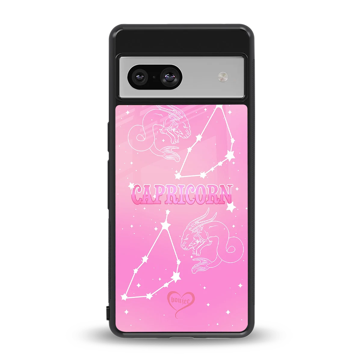 Capricorn Aura back phone cover | glass case for google pixel 7a