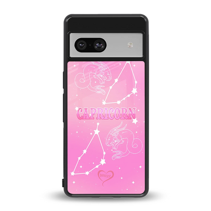 Capricorn Aura back phone cover | glass case for google pixel 7