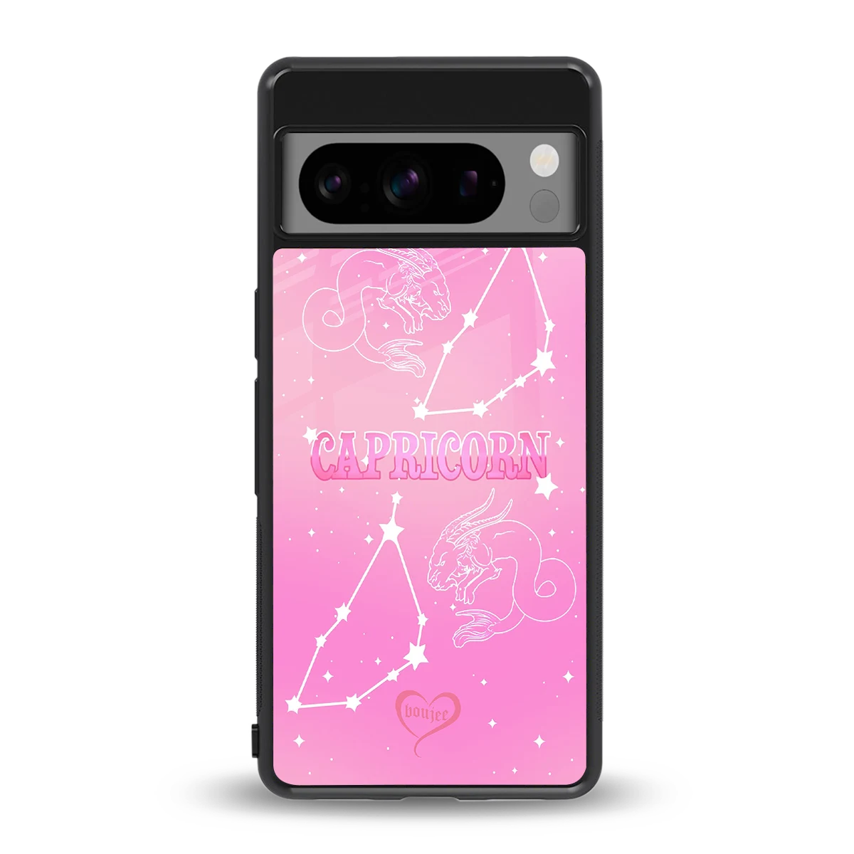 Capricorn Aura back phone cover | glass case for google pixel 8 pro
