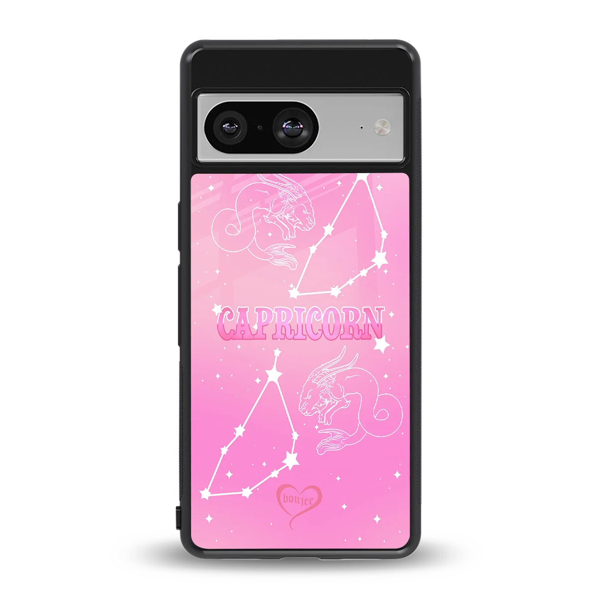 Capricorn Aura back phone cover | glass case for google pixel 8