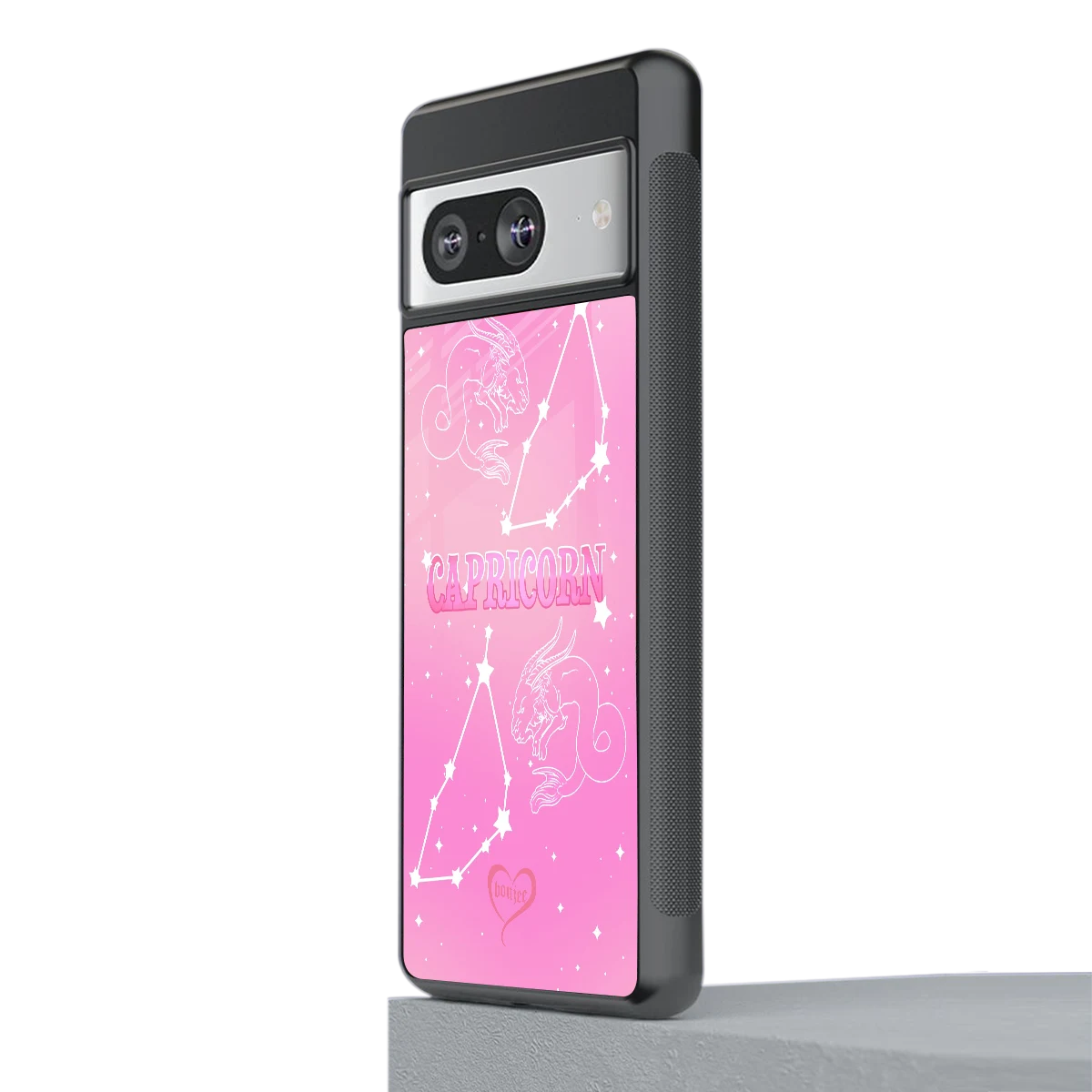 Capricorn Aura stylish phone case for google pixel 8 | glossy glass and slim fit