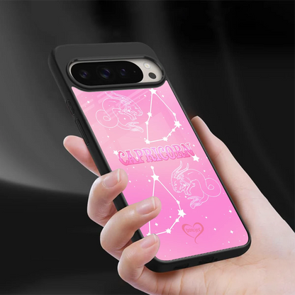 Capricorn Aura sleek google pixel 9 pro xl cover with tempered glass back and TPU edges