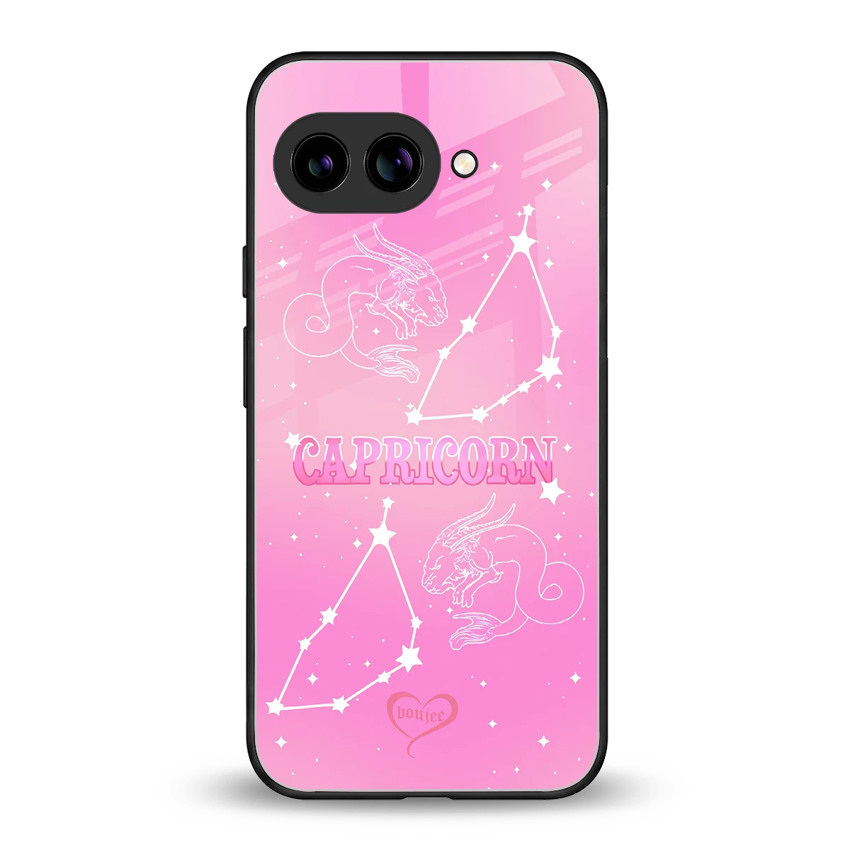 Capricorn Aura back phone cover | glass case for google pixel 10a