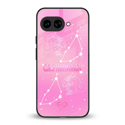 Capricorn Aura back phone cover | glass case for google pixel 10a