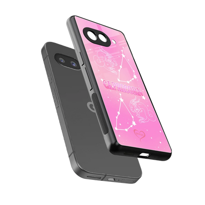 Capricorn Aura sleek google pixel 10a cover with tempered glass back and TPU edges