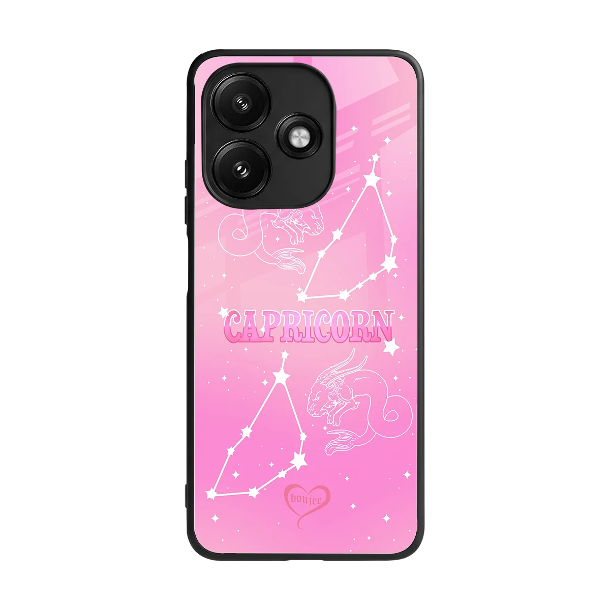 Capricorn Aura back phone cover | glass case for redmi 12 5g