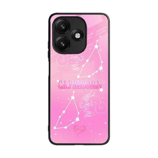 Capricorn Aura back phone cover | glass case for redmi 12 5g