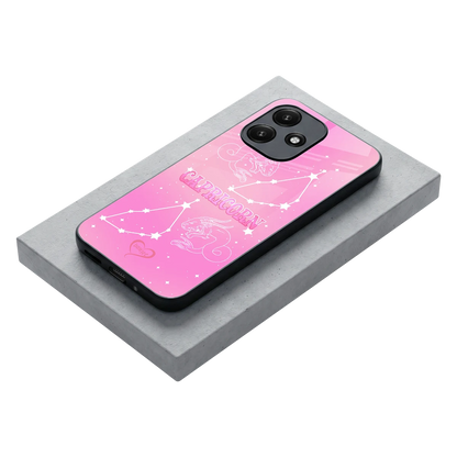 Capricorn Aura stylish phone case for redmi 12 5g | glossy glass and slim fit