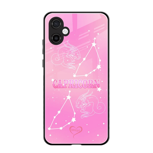 Capricorn Aura back phone cover | glass case for samsung galaxy a06 5g