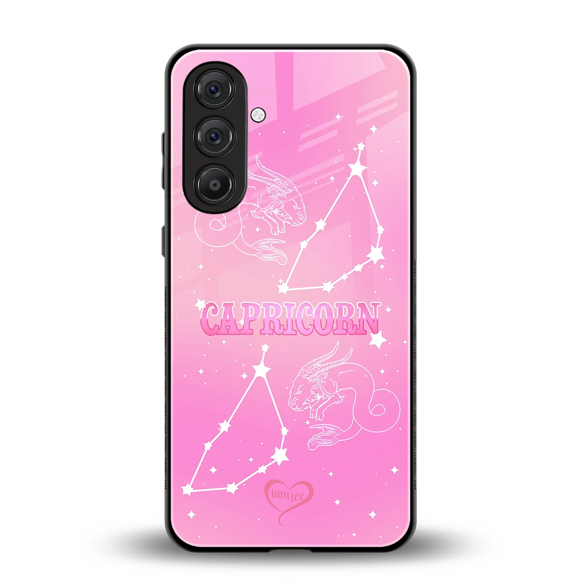 Capricorn Aura back phone cover | glass case for samsung galaxy m35 5g