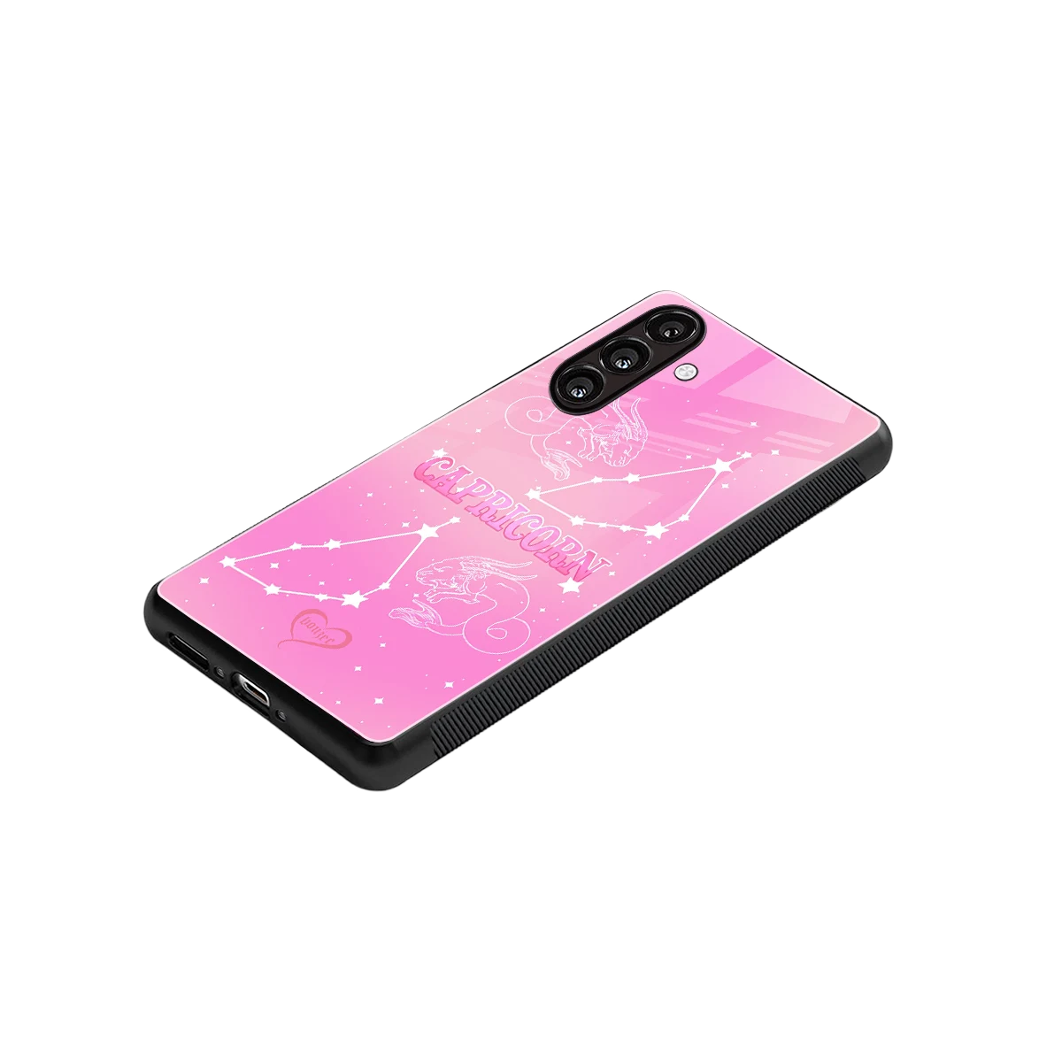 Capricorn Aura stylish phone case for samsung galaxy m35 5g | glossy glass and slim fit