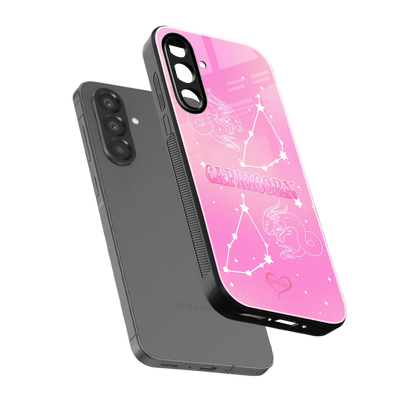 Capricorn Aura sleek samsung galaxy a36 5g cover with tempered glass back and TPU edges