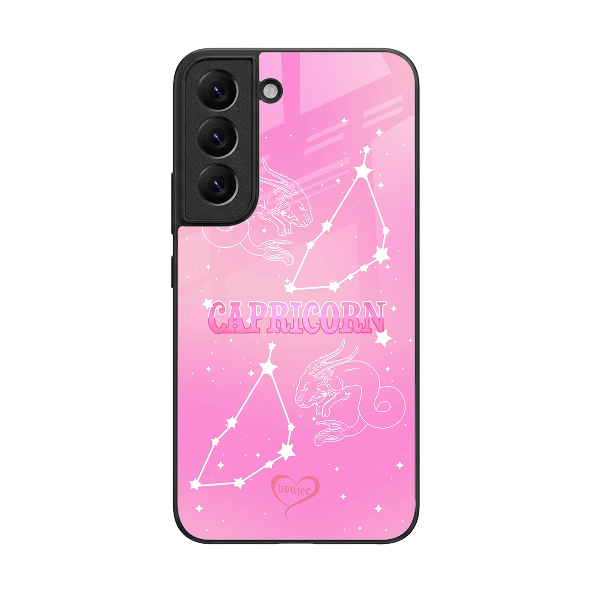 Capricorn Aura back phone cover | glass case for samsung galaxy s22