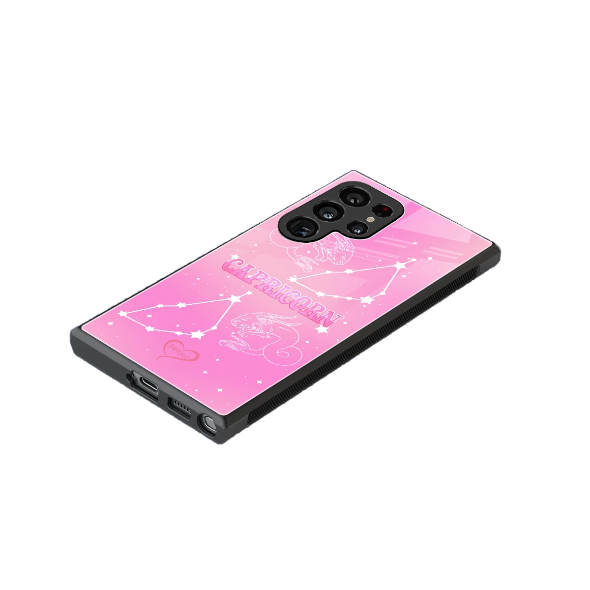 Capricorn Aura stylish phone case for samsung galaxy s24 ultra | glossy glass and slim fit