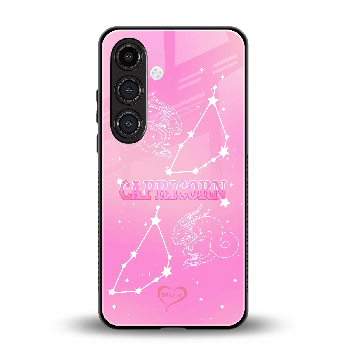 Capricorn Aura back phone cover | glass case for samsung galaxy s24