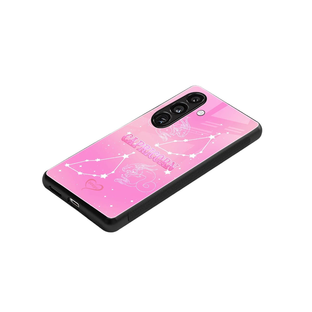 Capricorn Aura stylish phone case for samsung galaxy s23 fe | glossy glass and slim fit