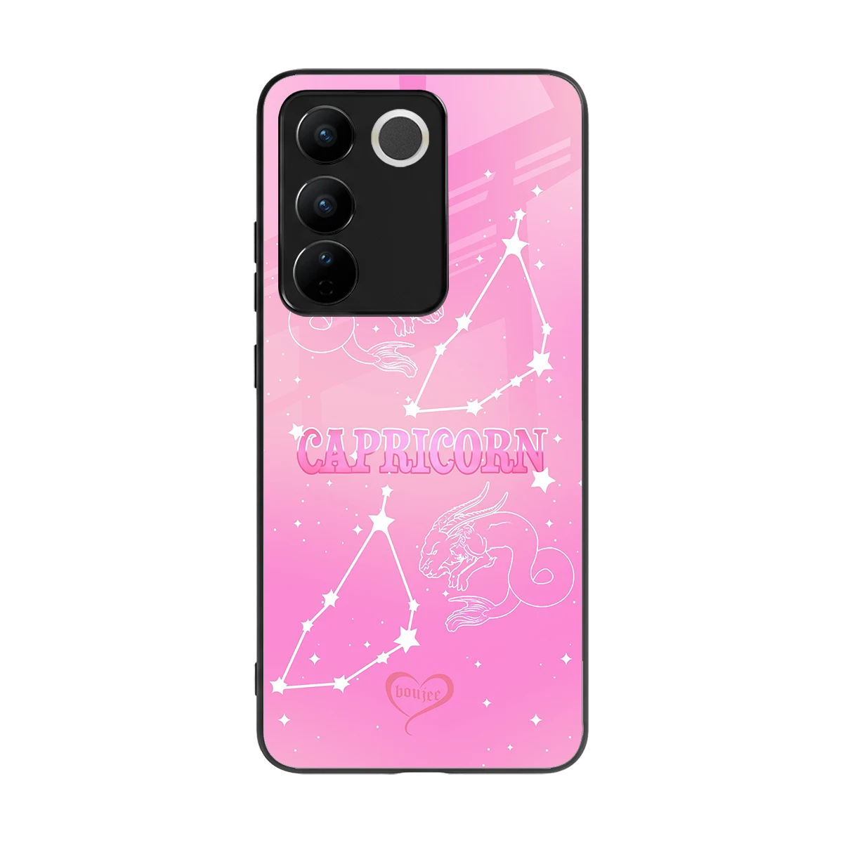 Capricorn Aura back phone cover | glass case for vivo v27 5g