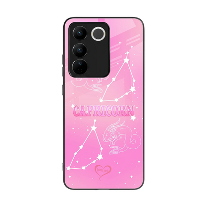 Capricorn Aura back phone cover | glass case for vivo v27 5g