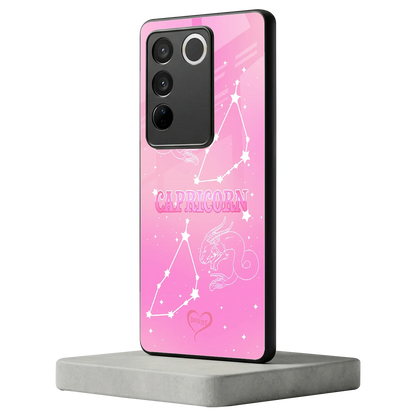 Capricorn Aura vivo v27 5g mobile cover | shockproof glass phone case