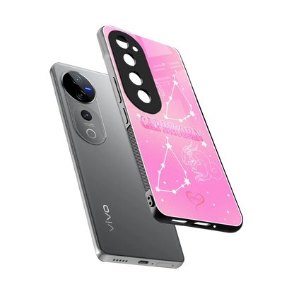 Capricorn Aura sleek vivo v40 pro cover with tempered glass back and TPU edges