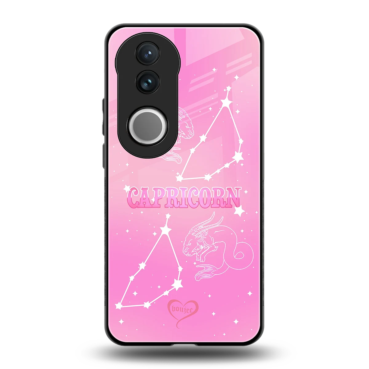 Capricorn Aura back phone cover | glass case for vivo v50