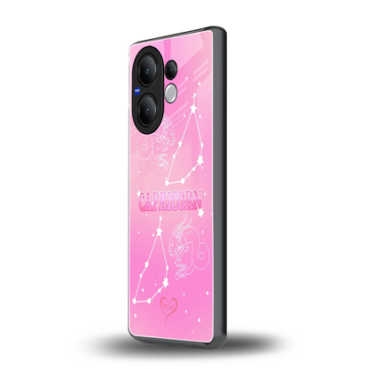 Capricorn Aura vivo v60 mobile cover | shockproof glass phone case