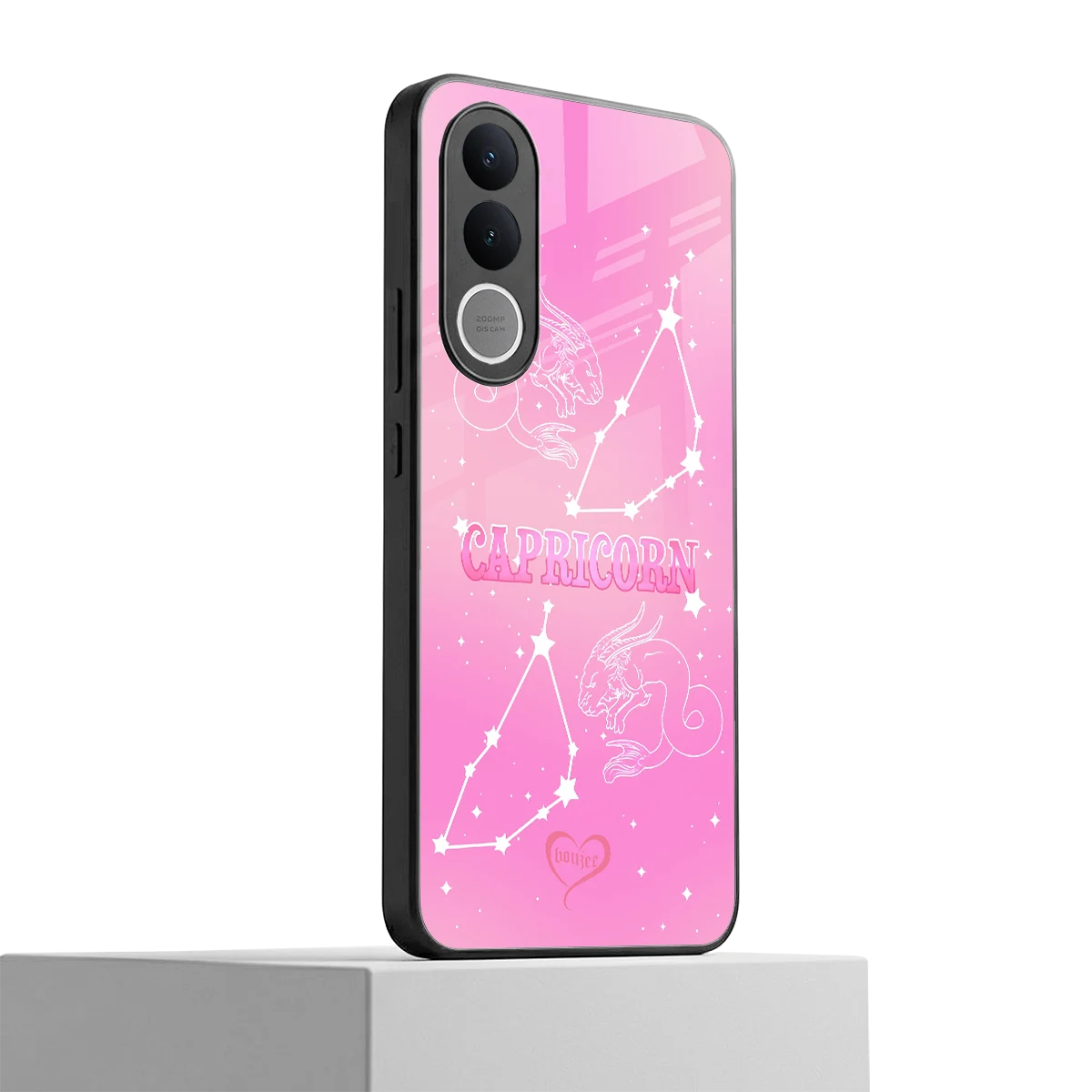 Capricorn Aura vivo v70 fe mobile cover | shockproof glass phone case