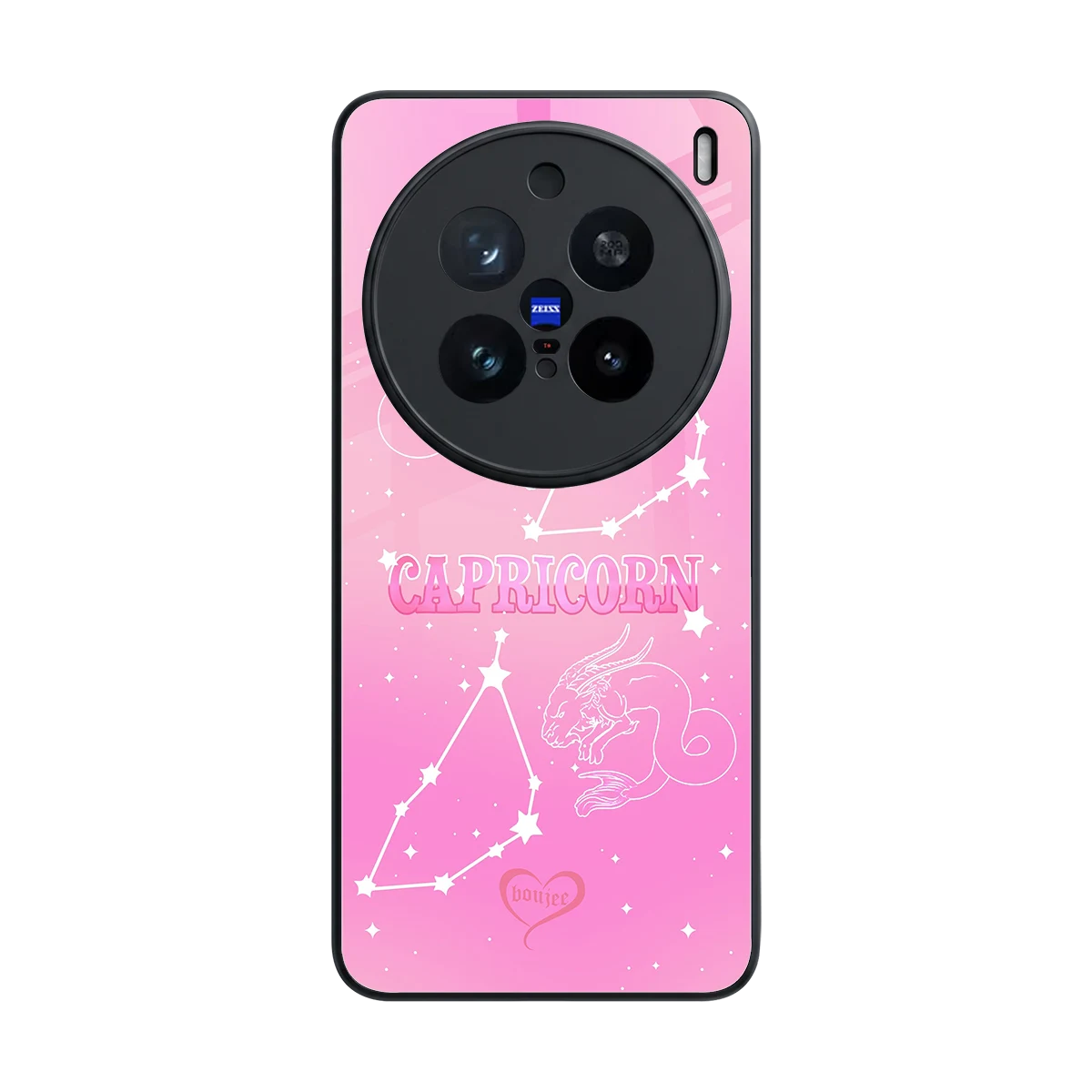 Capricorn Aura back phone cover | glass case for vivo x200 pro