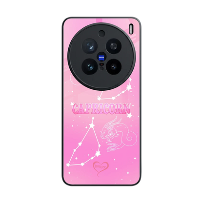 Capricorn Aura back phone cover | glass case for vivo x200 pro
