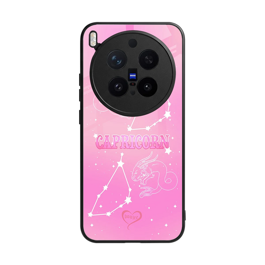 Capricorn Aura back phone cover | glass case for vivo x300 pro